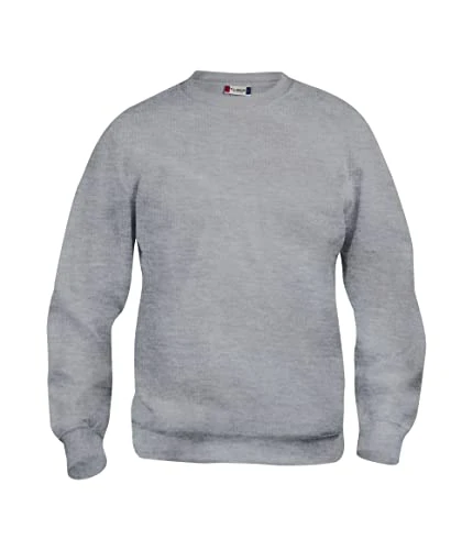 Unisex's Clique Stockholm Crewneck Sweatshirt, Grey, XXL