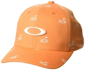 Unisex's Flag Print Hat Cap, Soft Orange, L-XL