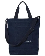 Unisex's Icon Tote Bags, Dark Blue, 36x13x40cm