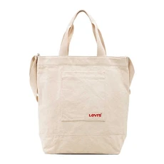 Unisex's Icon Tote Bags, Ecru, 36x13x40cm