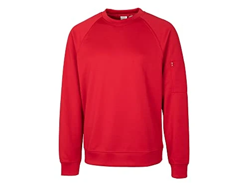 Unisex's Lift Performance Crewneck Sweatshirt, Red, XXL