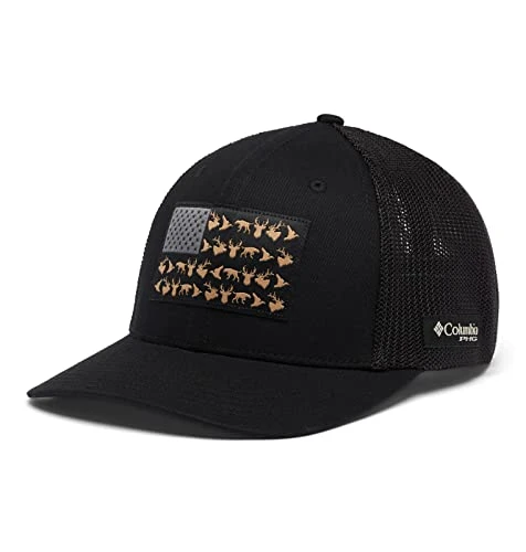 Unisex's PHG Game Flag Mesh Ball Cap, Black, S-M