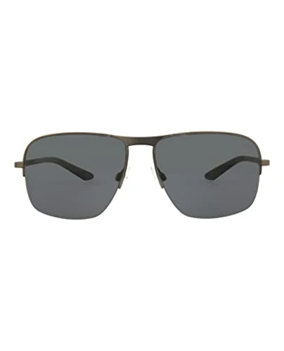 Unisex's PU0120S 001 Sunglasses, 001-Ruthenium/Grey, 59