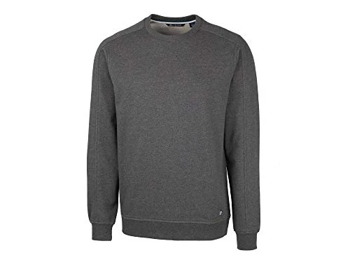 Unisex's Saturday Crewneck Sweatshirt Shirt, Charcoal Heather, S