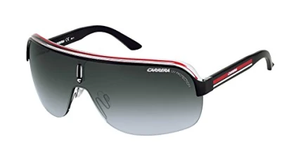Unisex's TOPCAR 1 PT KB0 Sunglasses, Blkcrys Red/Grey Sf, 99
