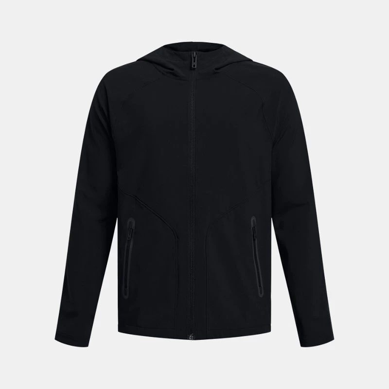 Unstoppable Boys Full-Zip Black / Pitch Gray YLG (59 in)