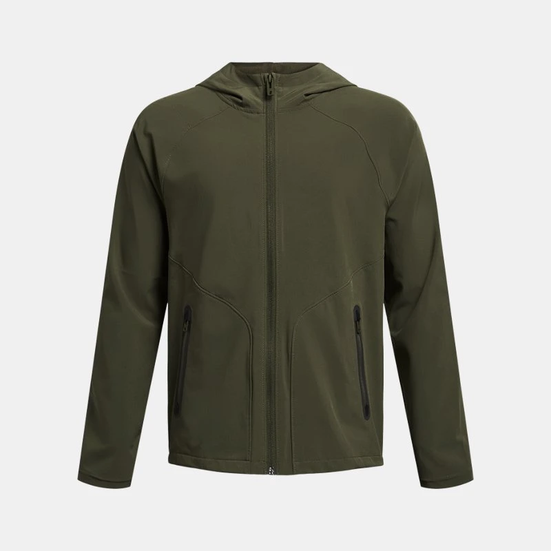 Unstoppable Boys Full-Zip Marine OD Green / Black YLG (59 in)