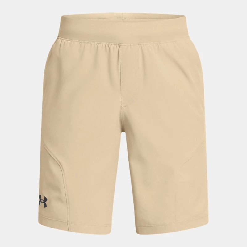 Unstoppable Boys Shorts City Khaki / Black YLG (59 in) - Brown