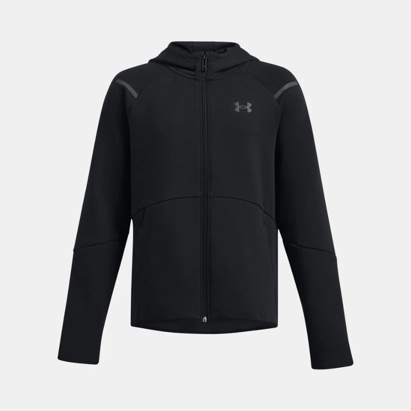Unstoppable Fleece Boys Full-Zip Black / Black YMD ( 59 in)