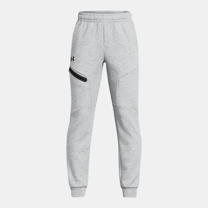 Unstoppable Fleece Boys Joggers Mod Gray Light Heather / Black YXL ( 67 in)
