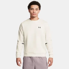 Unstoppable Fleece Mens Crew Summit White / Black Unstoppable Fleece Mens Crew Summit White / Black