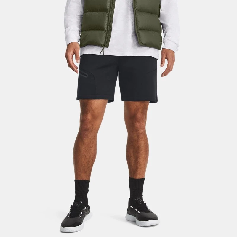 Unstoppable Fleece Mens Shorts Black / Black