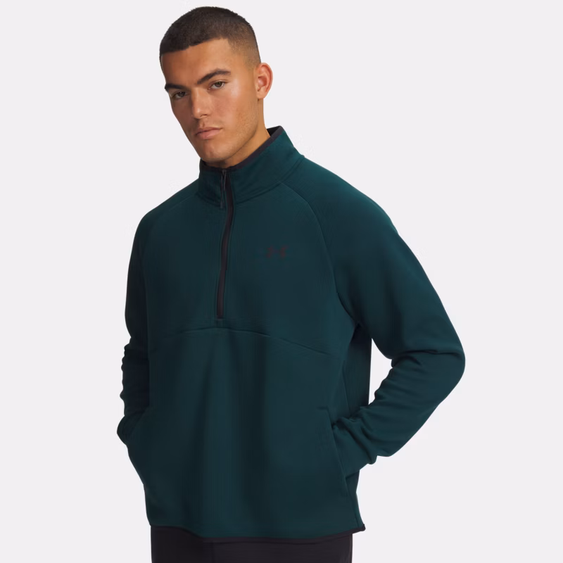 Unstoppable Fleece Mens ½ Zip Arden Green / Black M