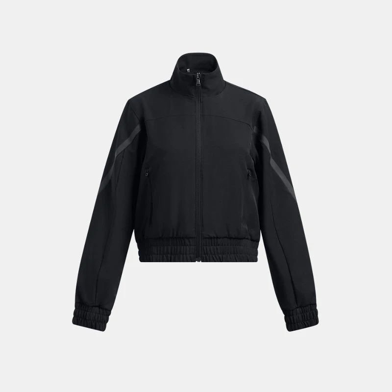 Unstoppable Girls Crop Jacket Black / Black YXS ( in)