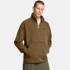 Unstoppable Left Chest Mens Anorak Coyote / Black Brown Unstoppable Left Chest Mens Anorak Coyote / Black Brown