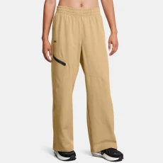 Unstoppable Woven Womens Wide Leg Pants Camel / Black Brown
