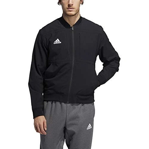 Urban Bomber Jacket - Men's Casual, Black-white, Large