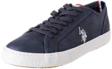 US Polo Association Men's Jeremiah Gymnastics Shoes, Blue (Dk Bl 002), 6/6.5 UK