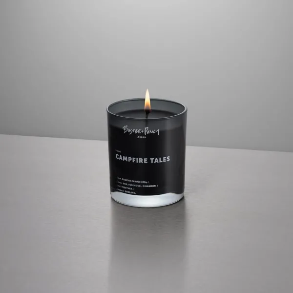 USC-021824 Scented - Campfire Tales - 220G Candle Black