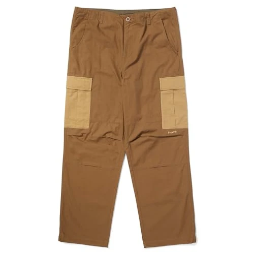 Utility Cargo Pants - 100% Cotton, Bison, X-Large