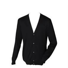 V-Neck Buttoned Cardigan - Navy - 4XL V-Neck Buttoned Cardigan - Navy - 4XL