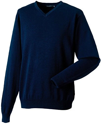 V-Neck Pullover - French Navy 2XL