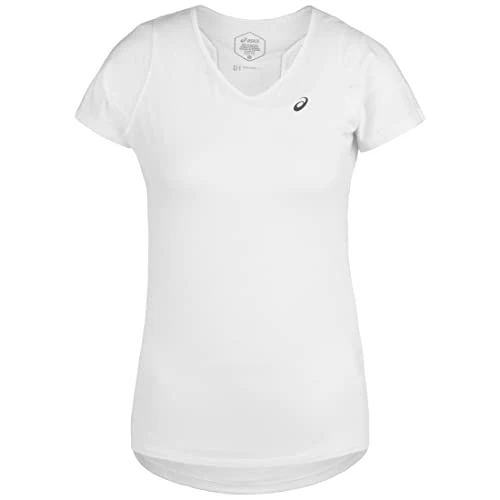 V-Neck Women's T-Shirt - Large White