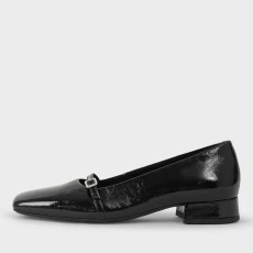 Vagabond Debbi Patent Leather Block Heels - UK - Black Vagabond Debbi Patent Leather Block Heels - UK - Black