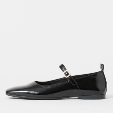 Vagabond Delia Patent Leather Mary-Jane Flats - UK - Black Vagabond Delia Patent Leather Mary-Jane Flats - UK - Black