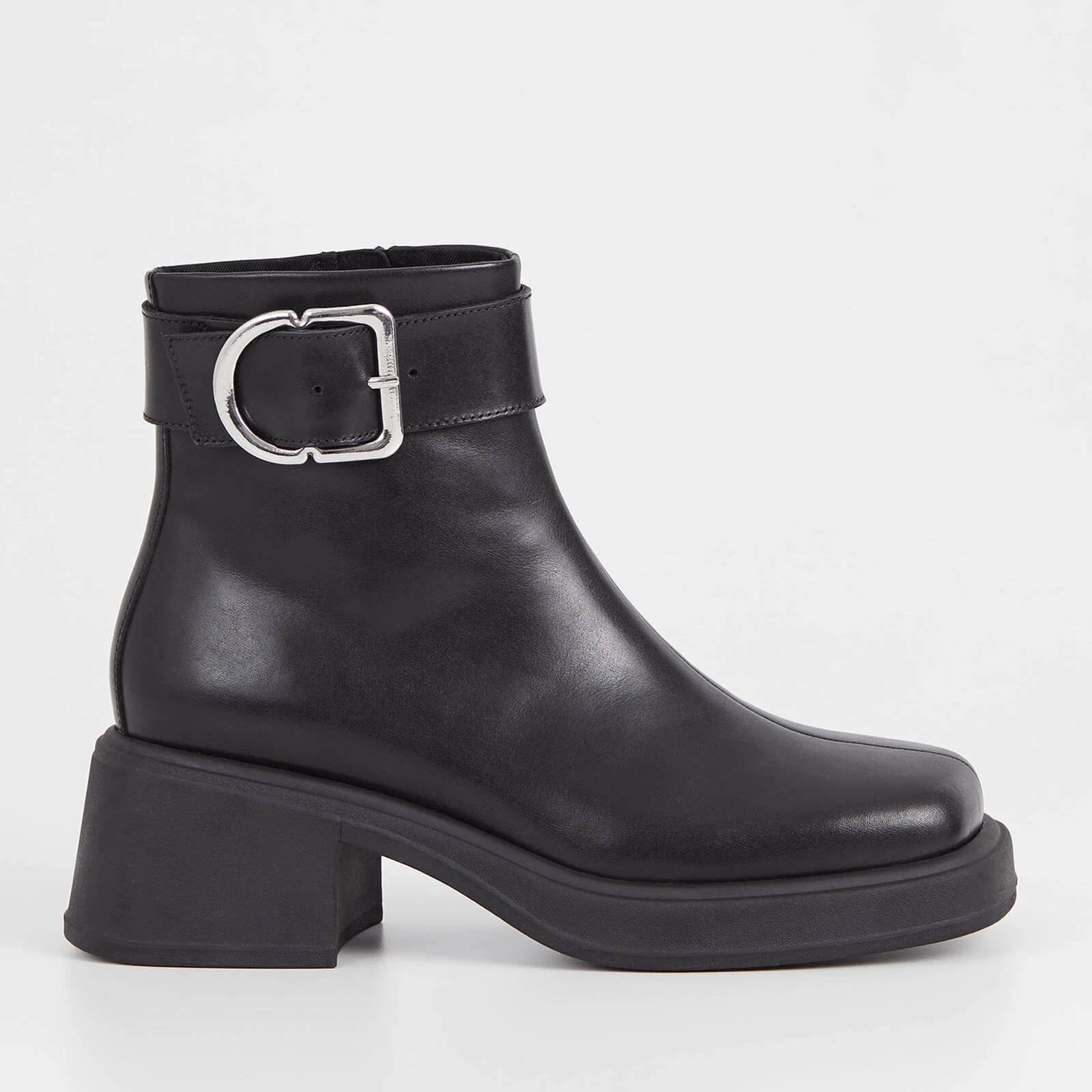 Vagabond Dorah Leather Heeled Boots - UK - Black