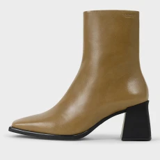 Vagabond Hedda Leather Heeled Boots - UK - Tan Vagabond Hedda Leather Heeled Boots - UK - Tan