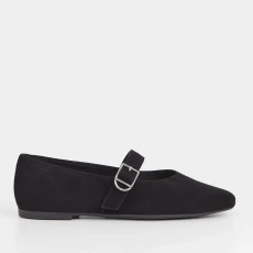 Vagabond Jolin Suede Ballet Flats - UK - Black Vagabond Jolin Suede Ballet Flats - UK - Black
