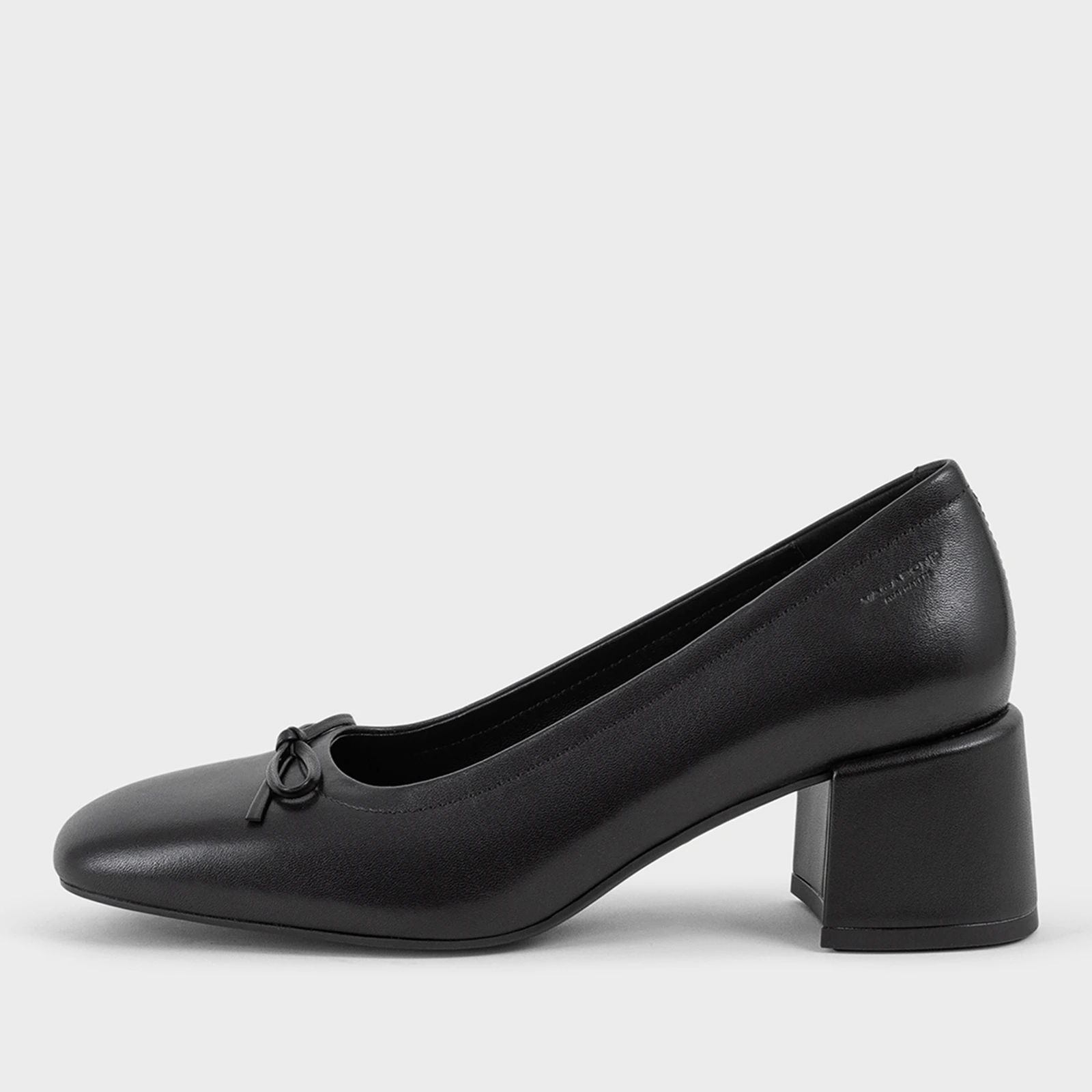Vagabond Womens Adison Leather Block Heels - Black