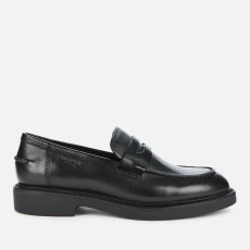 Vagabond Womens Alex W Leather Loafers - Black