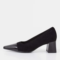 Vagabond Womens Altea Suede Court Shoes - Black