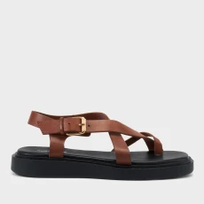 Vagabond Womens Connie Leather Sandals - Brown