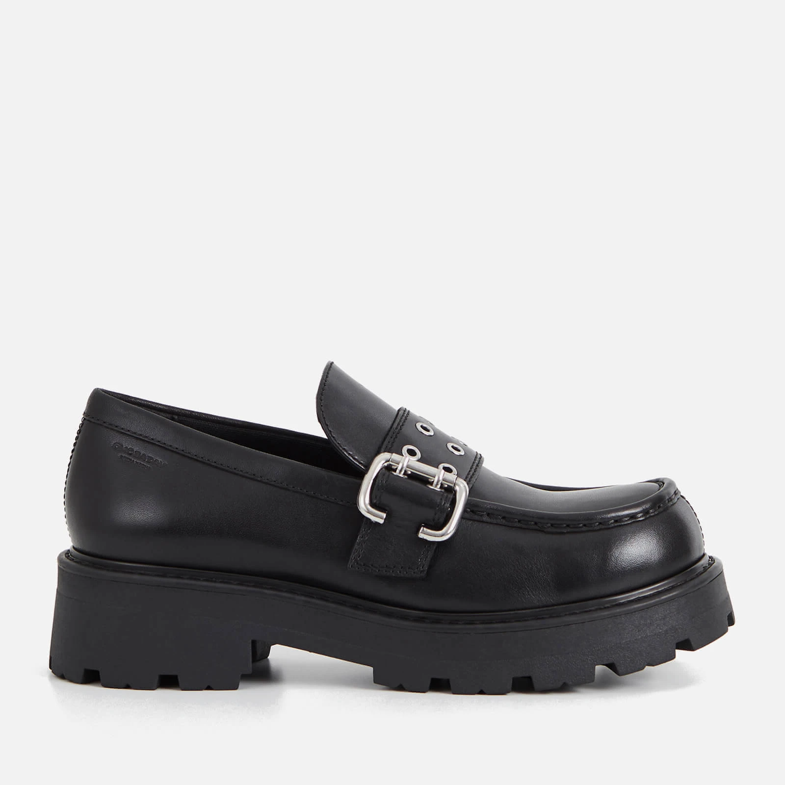 Vagabond Womens Cosmo Leather Loafers - Black