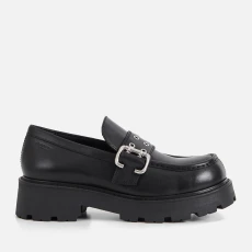 Vagabond Womens Cosmo Leather Loafers - Black