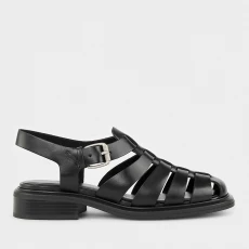 Vagabond Womens Ellis Leather Sandals - Black