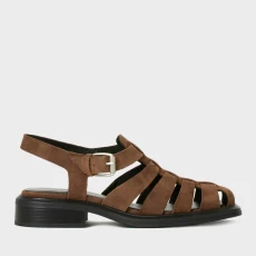 Vagabond Womens Ellis Suede Sandals - Brown