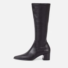 Vagabond Womens Giselle Leather and Faux Leather Knee High Boots - UK - Black Vagabond Womens Giselle Leather and Faux Leather Knee High Boots - UK - Black