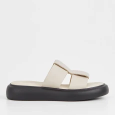 Vagabond Womens Leather Mules - UK - White Vagabond Womens Leather Mules - UK - White
