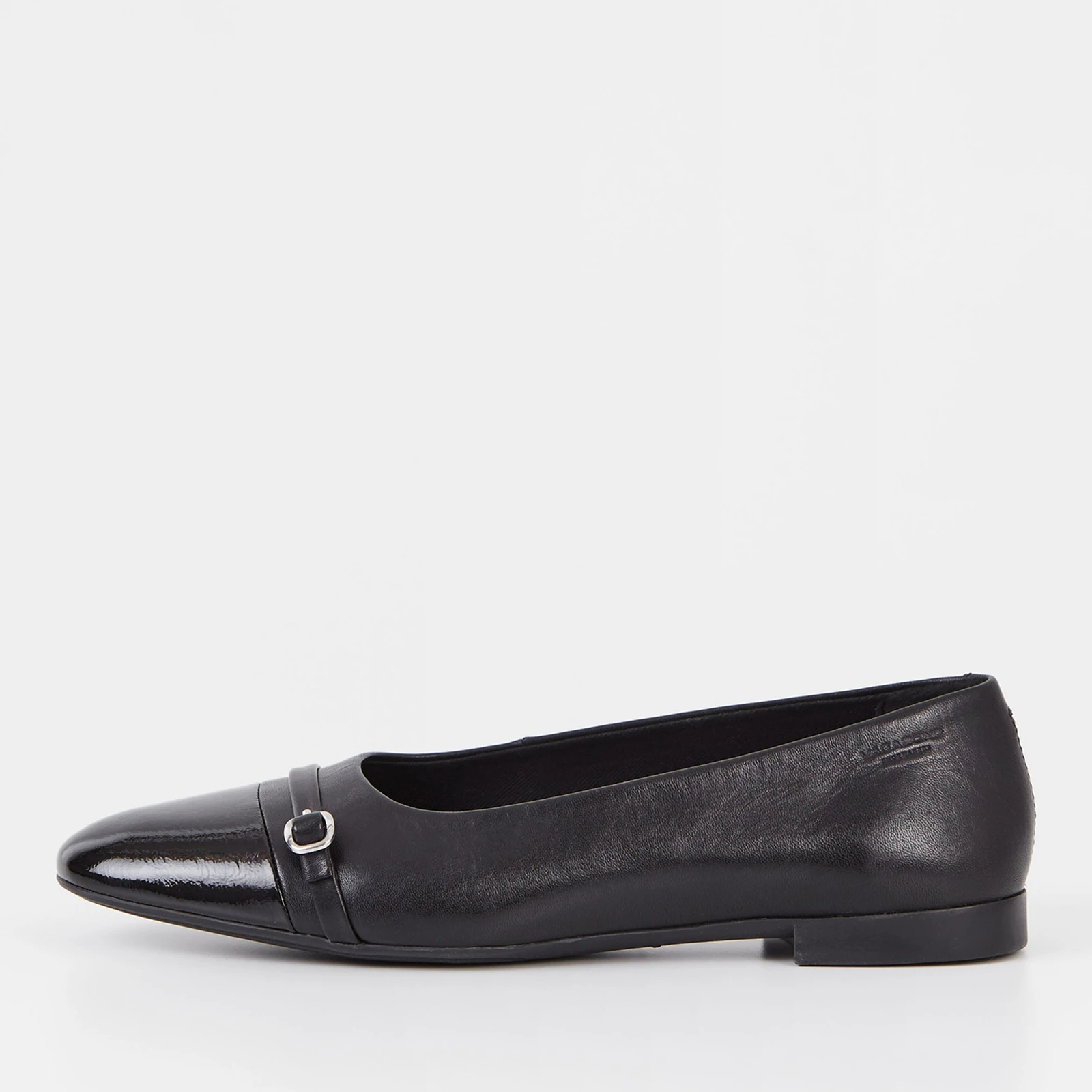Vagabond Womens Sibel Full-Grain Leather Ballet Flats - Black