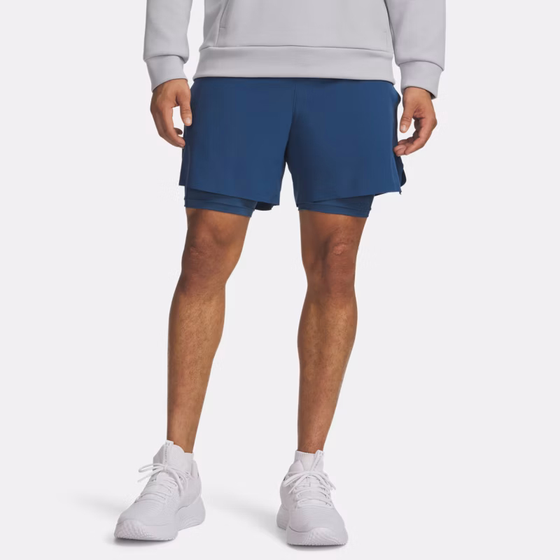 Vanish Elite Mens 2-in-1 Shorts Wham Blue / Wham Blue / Wham Blue M