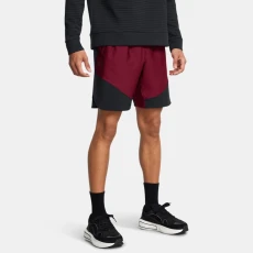 Vanish Elite Mens Hybrid Shorts Cardinal / Black / Black Red