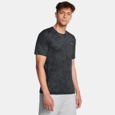 Vanish Elite Vent Printed Mens Short Sleeve Black / Black