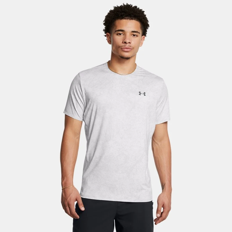 Vanish Elite Vent Printed Mens Short Sleeve Halo Gray / Black