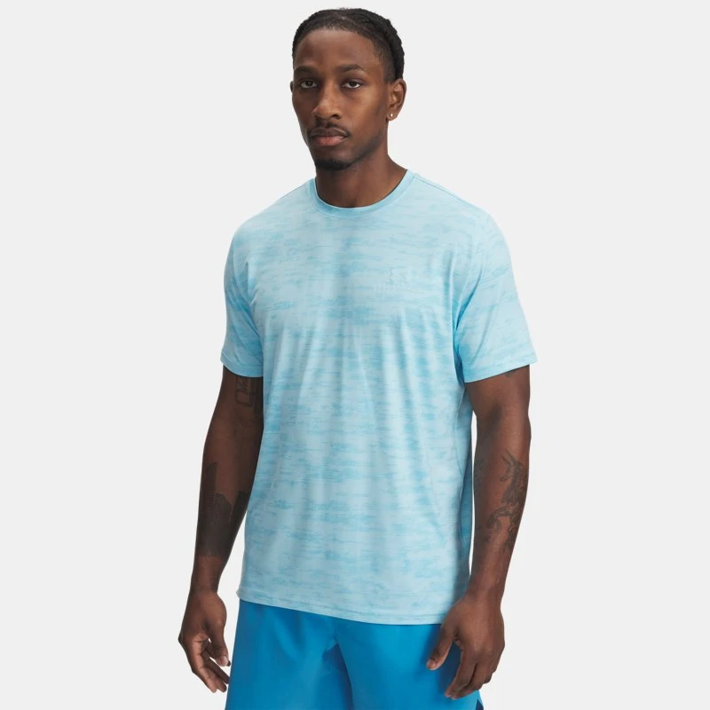 Vanish Energy Printed Mens Short Sleeve Stream / Fresco Blue / Stream