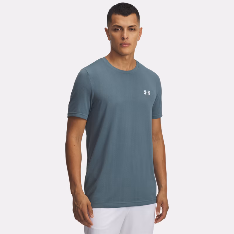 Vanish Seamless Mens Short Sleeve Jasper Blue / White M