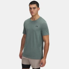 Vanish Seamless Mens Short Sleeve Silica Green / Black